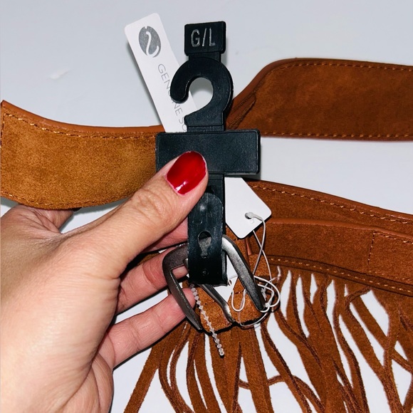 Smart Set Fringe Belt - Genuine Suede - Picture 8 of 8